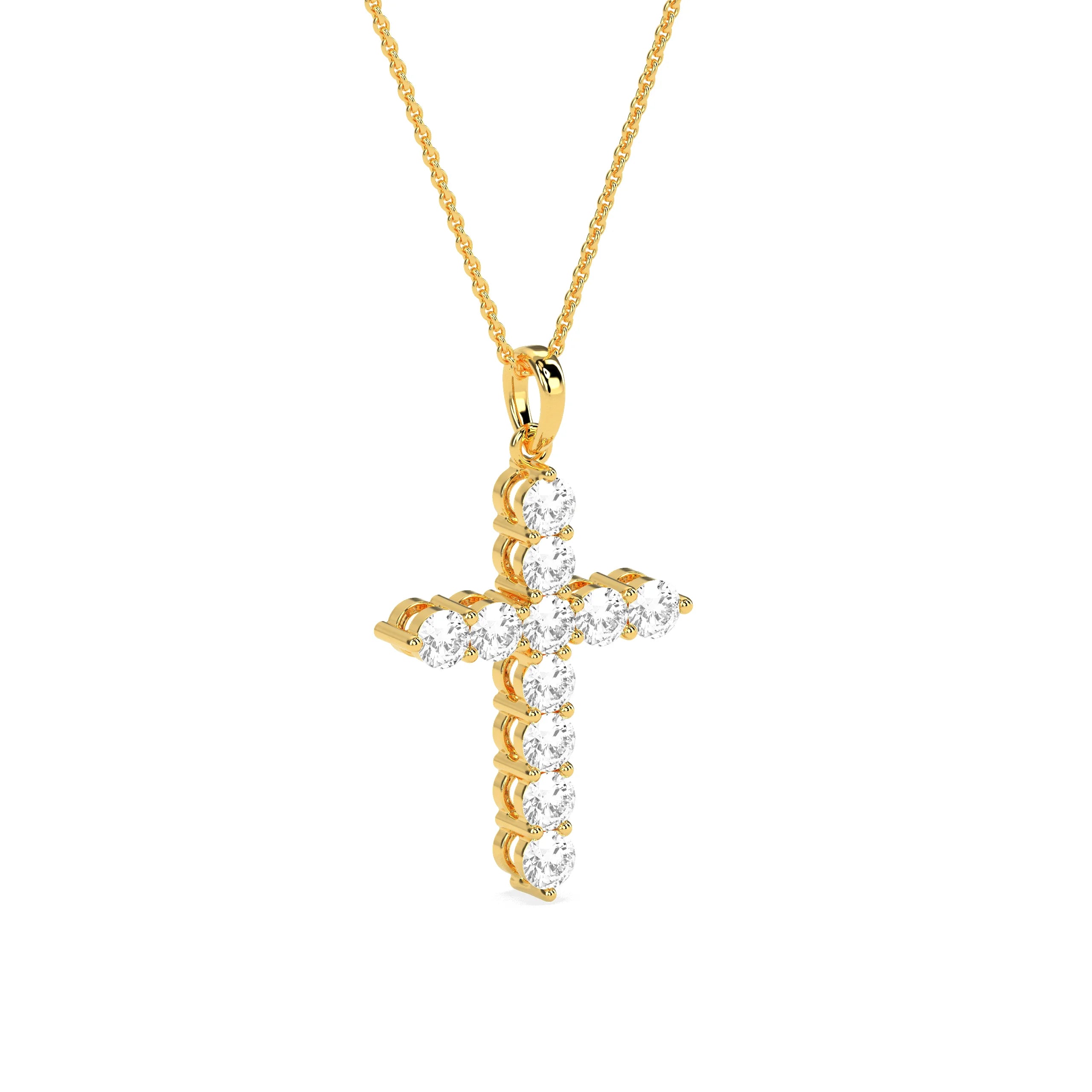 Elegant Round Diamond Beautiful Pendant - Godahari Dev Jewells