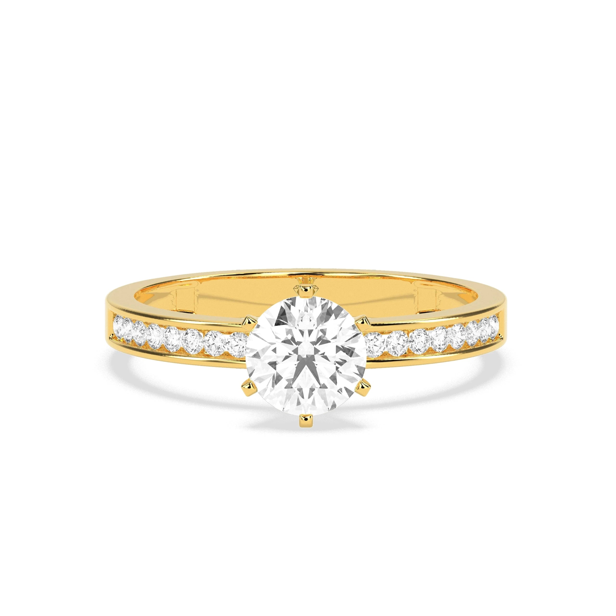 0.94 CT Pure Delight Solitaire Diamond RING