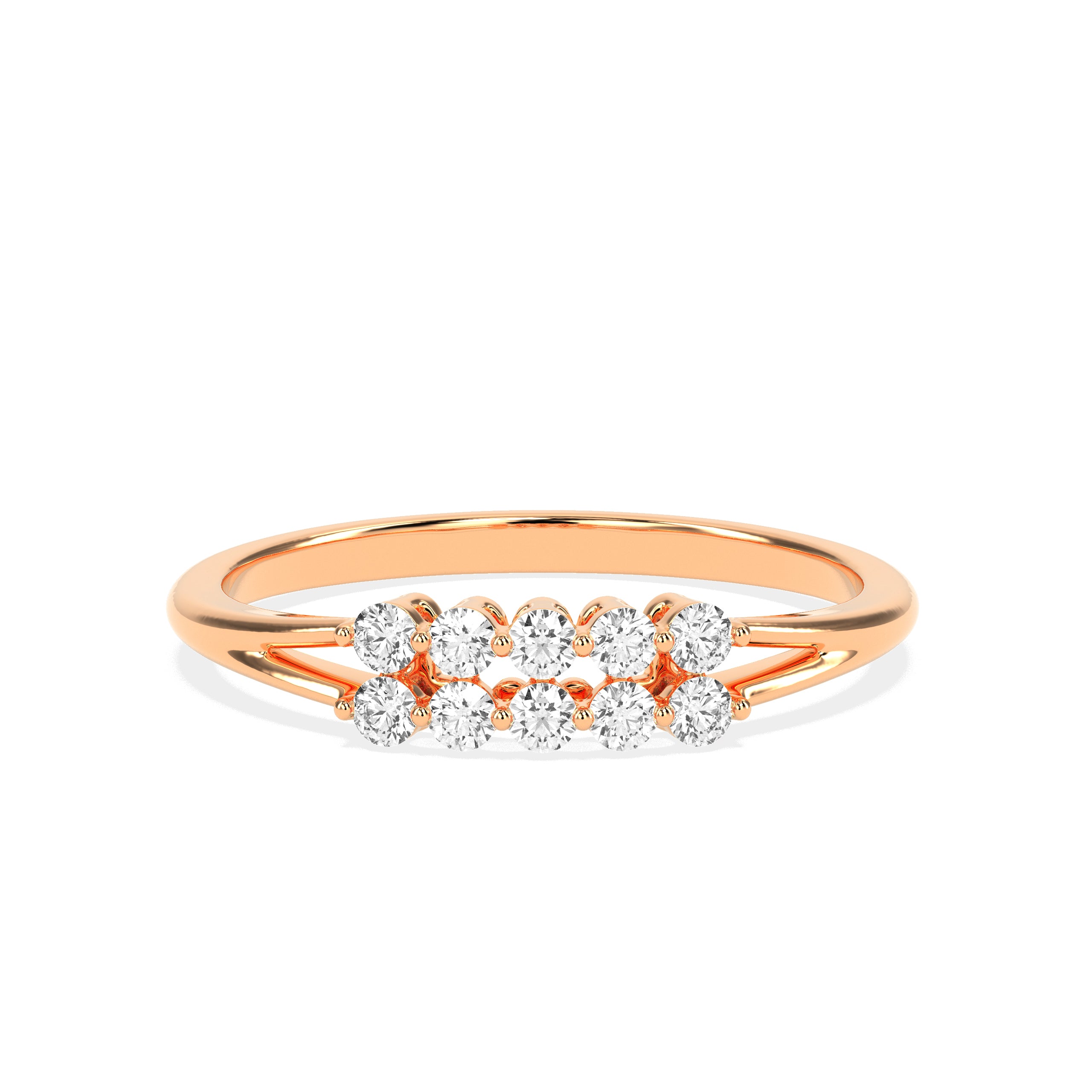 Marquise Style Diamond Cluster Ring in 14K & 18K Gold | White, Yellow & Rose Gold Diamond Ring