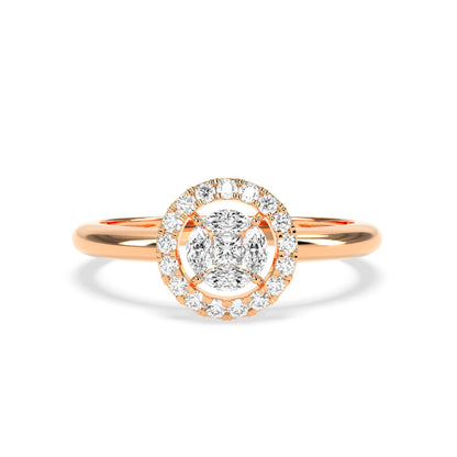Glowing Charm Diamond Ring