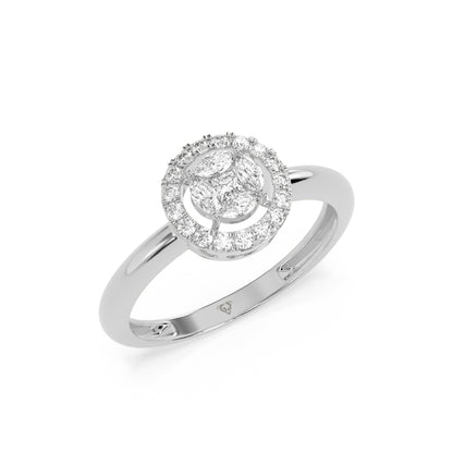 Glowing Charm Diamond Ring