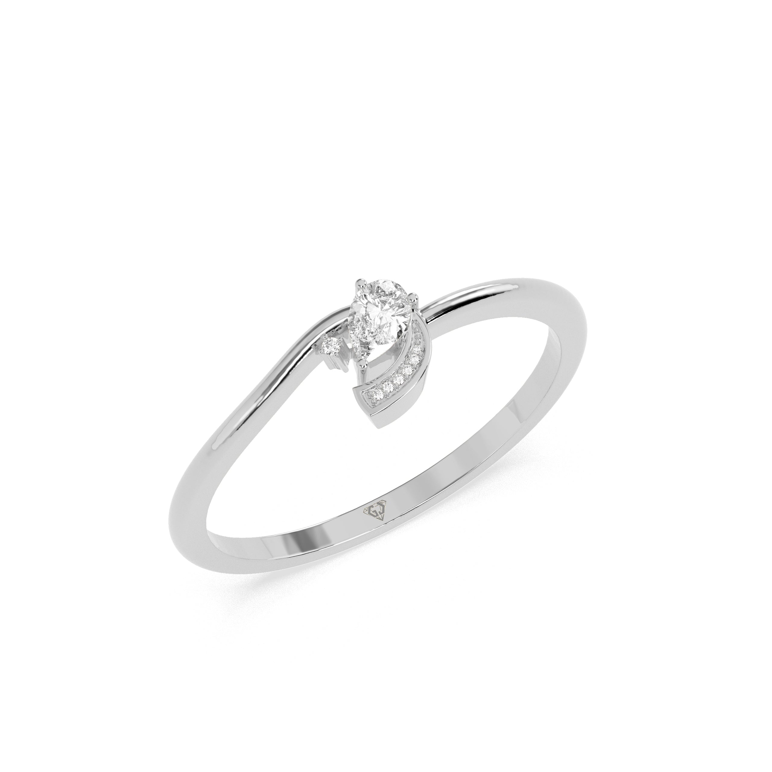 Classic Sparkle Diamond Ring - Godahari Dev Jewells