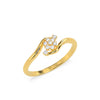 14K / Yellow Gold / HI colour I1 clarity VG cut