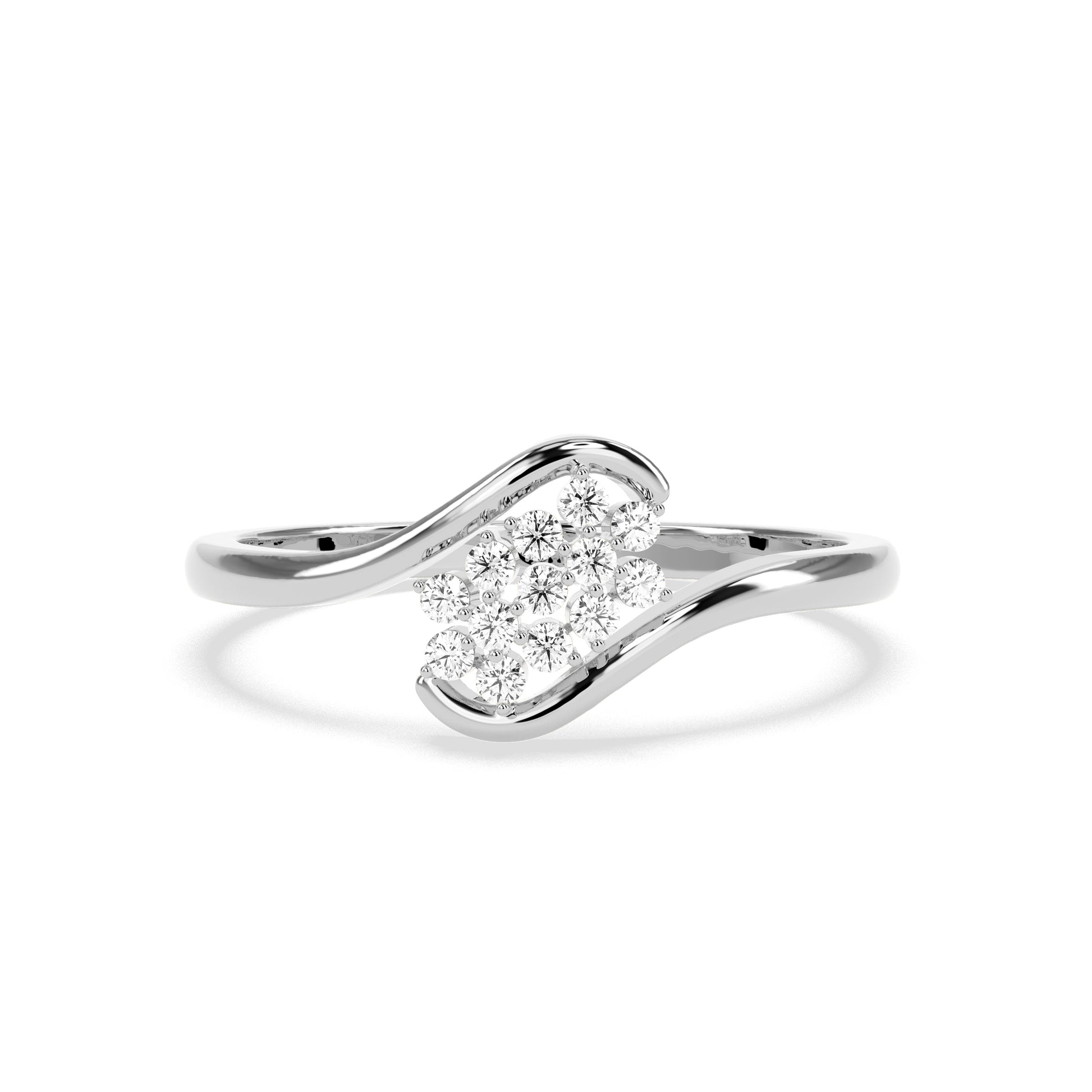 Luminous Wave Diamond Ring - Godahari Dev Jewells