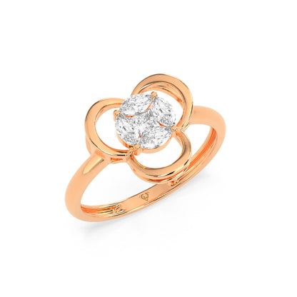 Contemporary Charm Diamond Ring