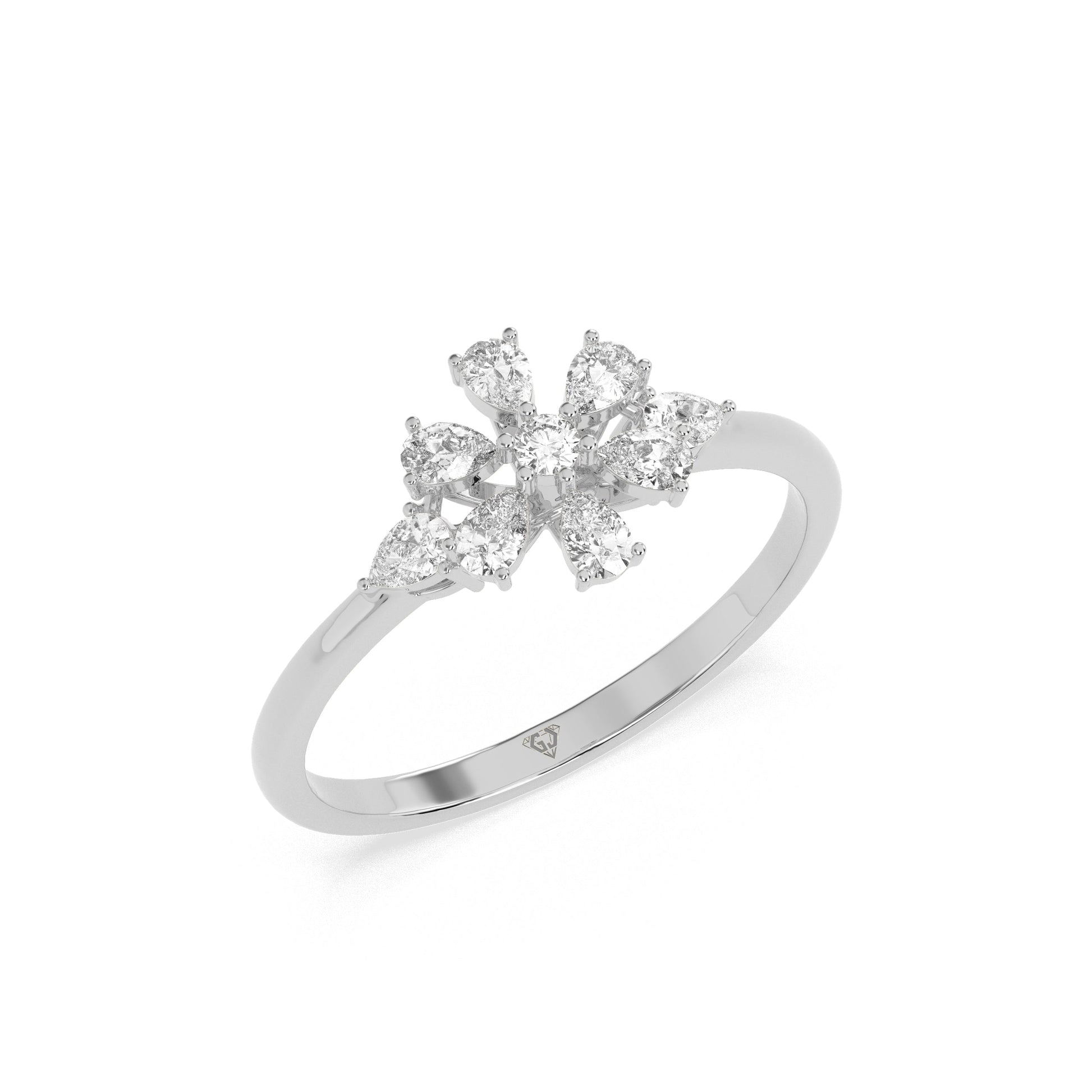 Dainty Dazzle Diamond Ring