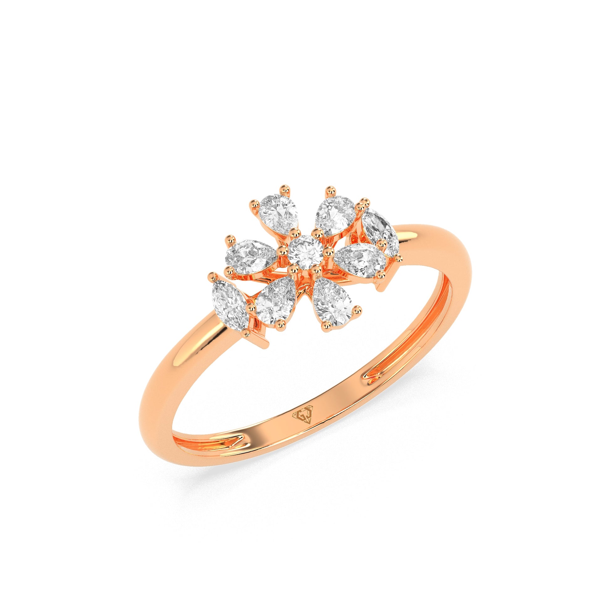 Glossy Manifestation Diamond Ring