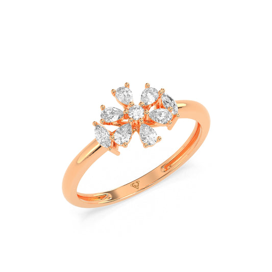 Glossy Manifestation Diamond Ring