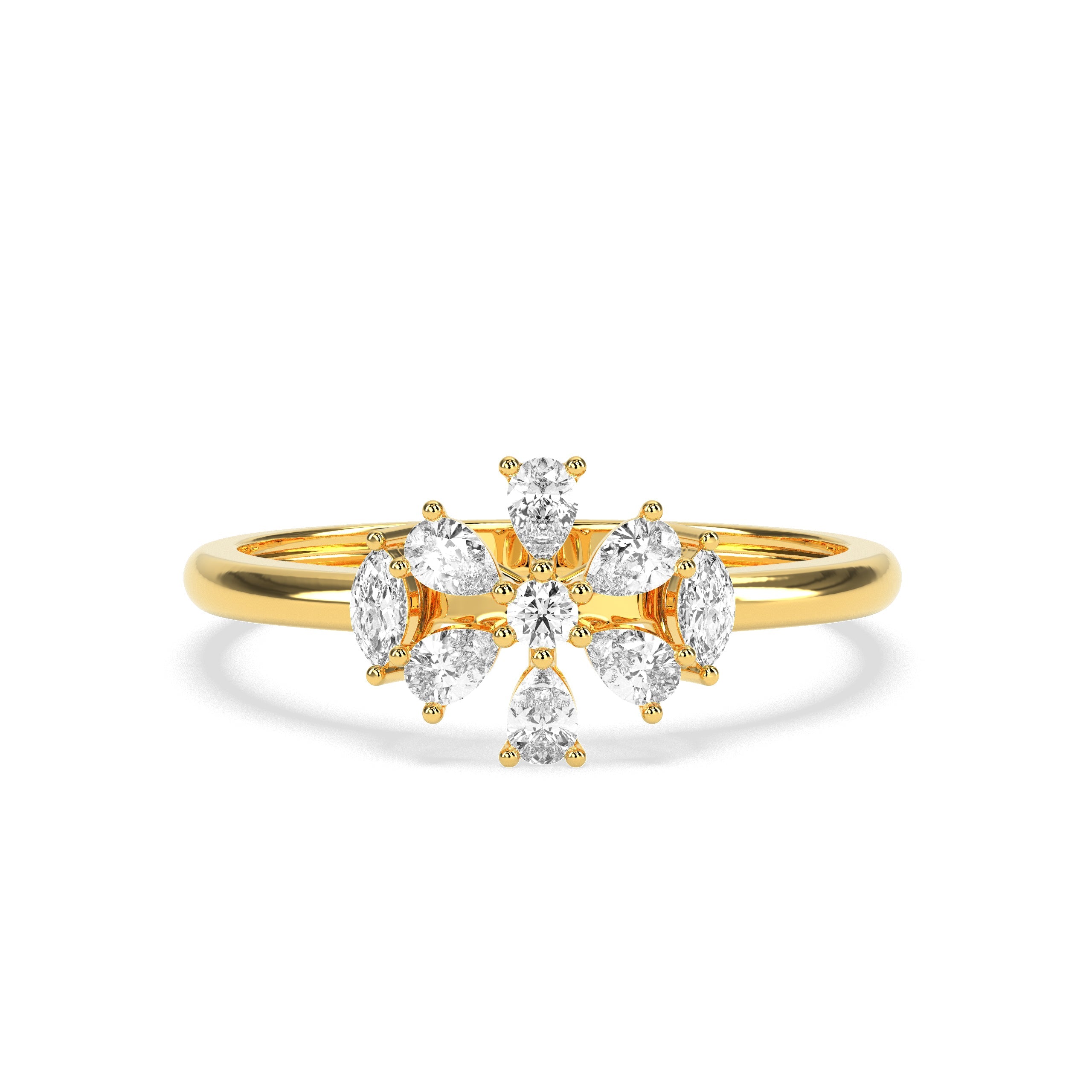 Glossy Manifestation Diamond Ring