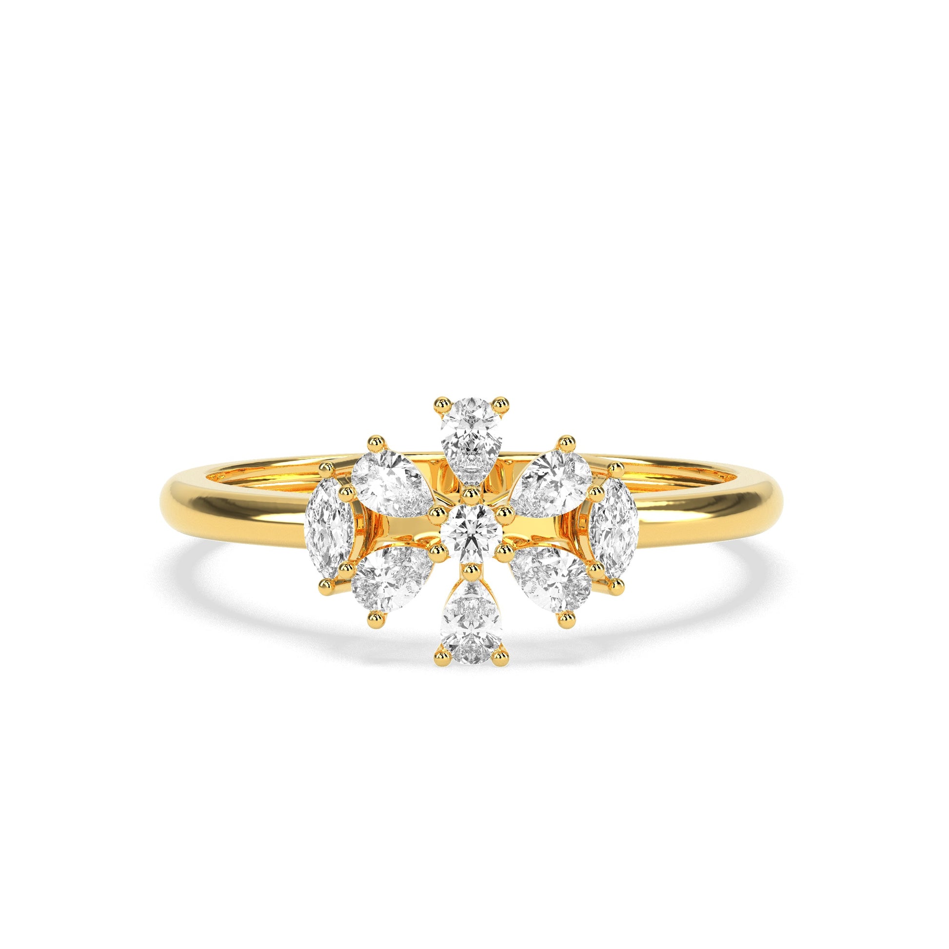 Glossy Manifestation Diamond Ring