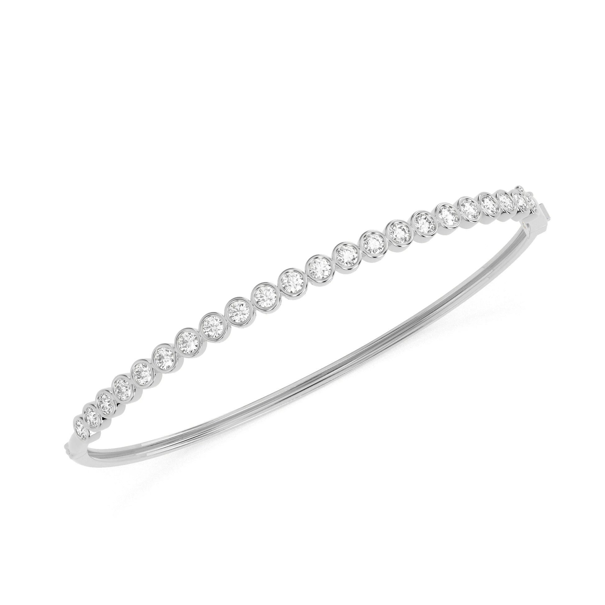 Captivating Allure: Godahari Dev s Round Diamond Bangle. - Godahari Dev Jewells