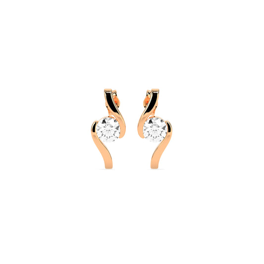 Timeless Solitaire  Stud Earrings - Godahari Dev Jewells