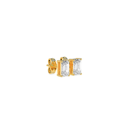 Elegant Solitaire 4-Prong Stud Earrings - Godahari Dev Jewells