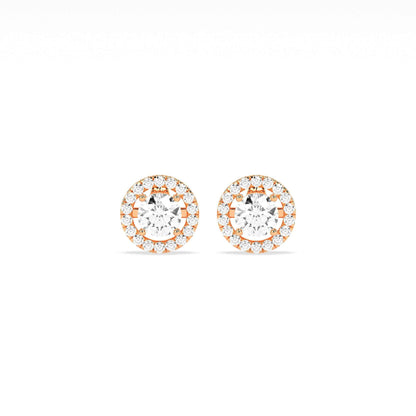 Exquisite Solitaire 4-Prong Stud Earring - GodahariDev Jewells