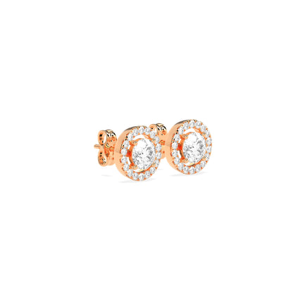 Exquisite Solitaire 4-Prong Stud Earring - Godahari Dev Jewells