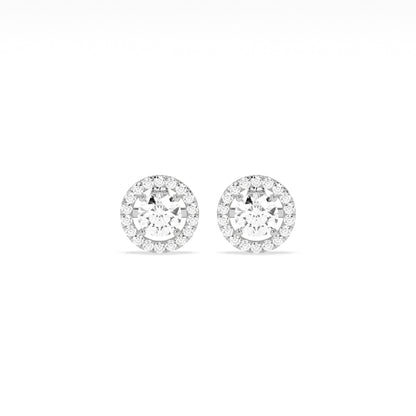 Exquisite Solitaire 4-Prong Stud Earring - Godahari Dev Jewells