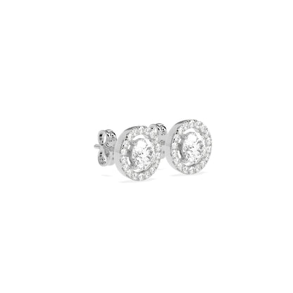 Exquisite Solitaire 4-Prong Stud Earring - Godahari Dev Jewells