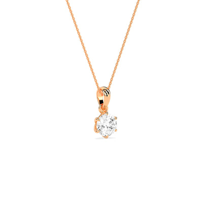 Sophisticated Solitaire Pendant - Godahari Dev Jewells