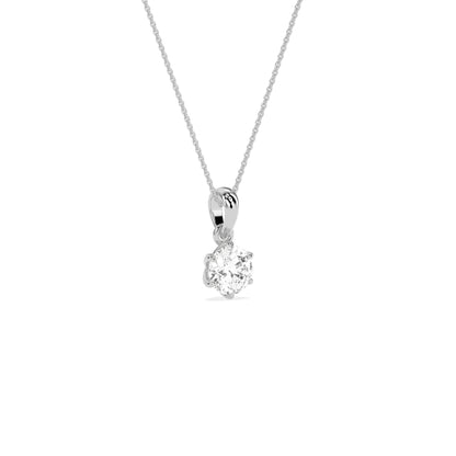 Sophisticated Solitaire Pendant - Godahari Dev Jewells