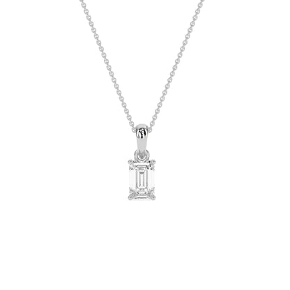 Elegant Solitaire 4-Prong Studded Pendant - Godahari Dev Jewells