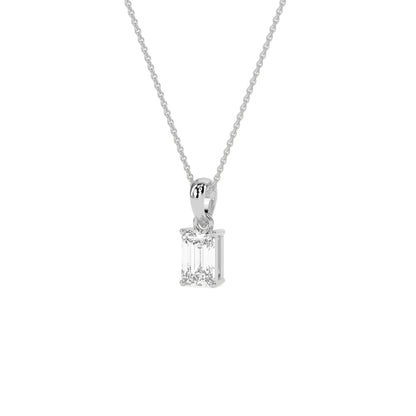 Elegant Solitaire 4-Prong Studded Pendant - Godahari Dev Jewells