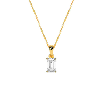 Elegant Solitaire 4-Prong Studded Pendant - Godahari Dev Jewells