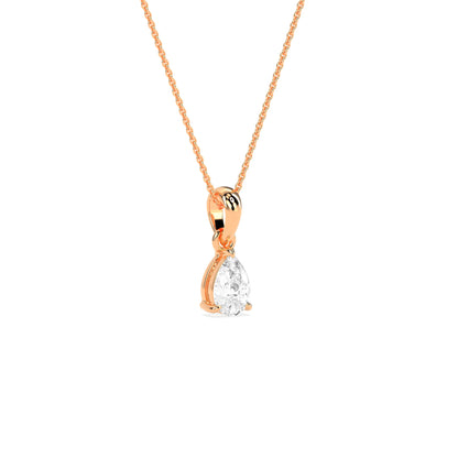 Elegant Solitaire 3-Prong Studded Pendant - Godahari Dev Jewells
