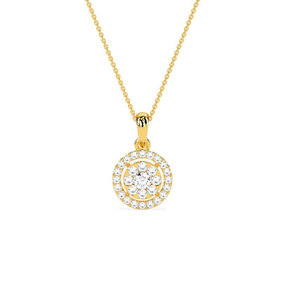 Unique Cluster Round Diamond beauty Pendant - Godahari Dev Jewells