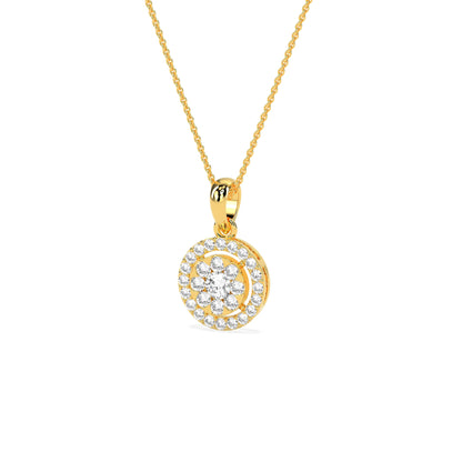 Unique Cluster Round Diamond beauty Pendant - Godahari Dev Jewells