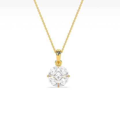 Stunning Marquise  Princess Shape Pendant - GodahariDev Jewells