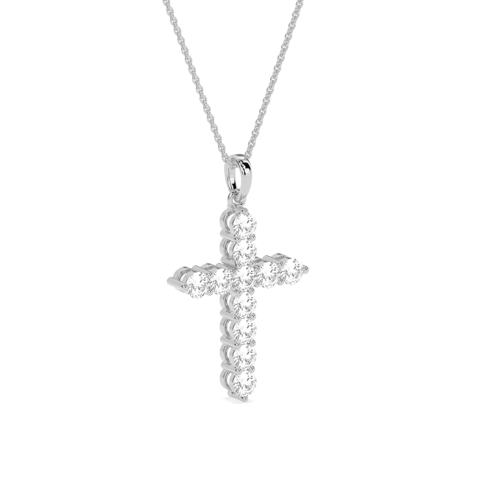 Elegant Round Diamond Pendant - Godahari Dev Jewells