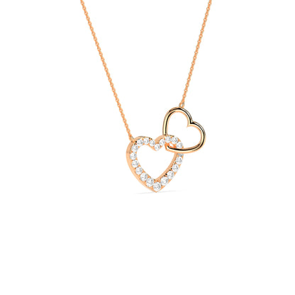 Beautiful Round Diamond Heart  Pendant - Godahari Dev Jewells