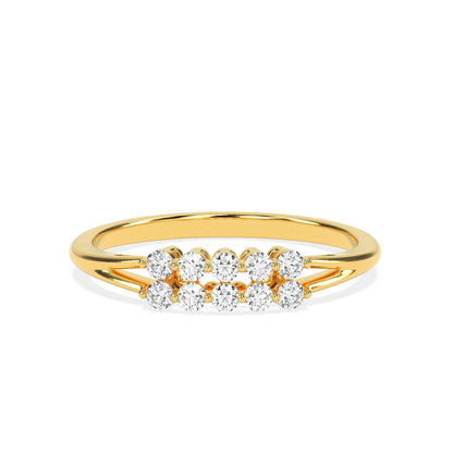0.26 Ct  Diamond Wedding Band - GodahariDev Jewells