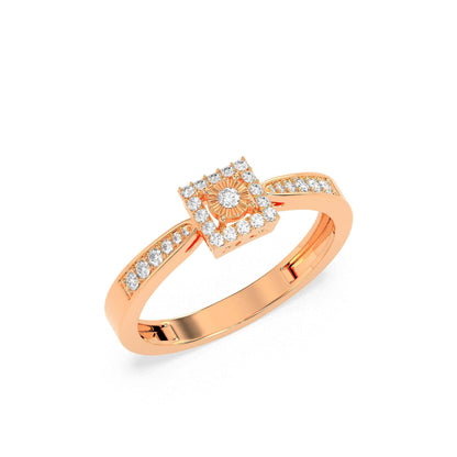 0.176 CT  Round Diamond RING - GodahariDev Jewells