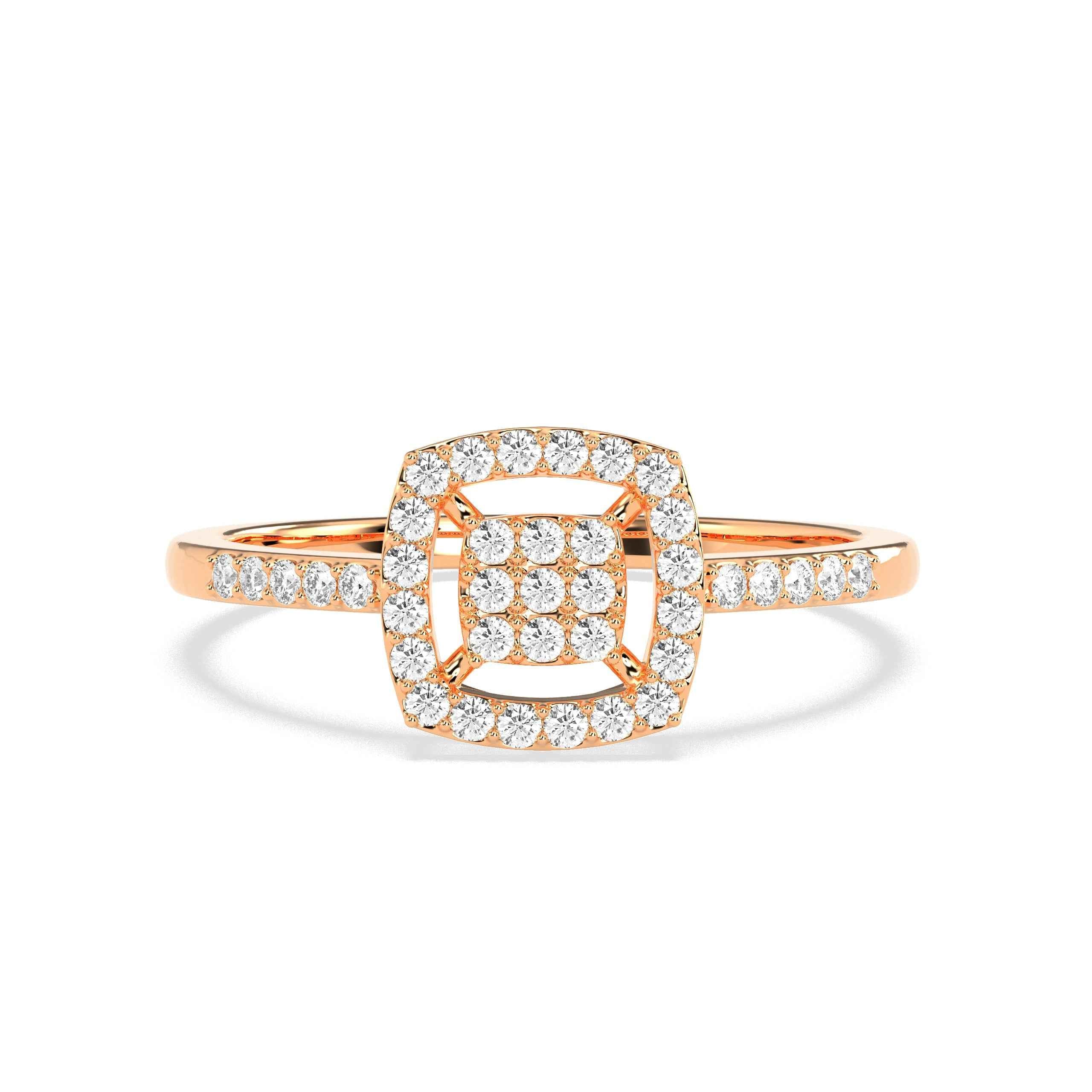 0.25 CT  Round Diamond RING - GodahariDev Jewells