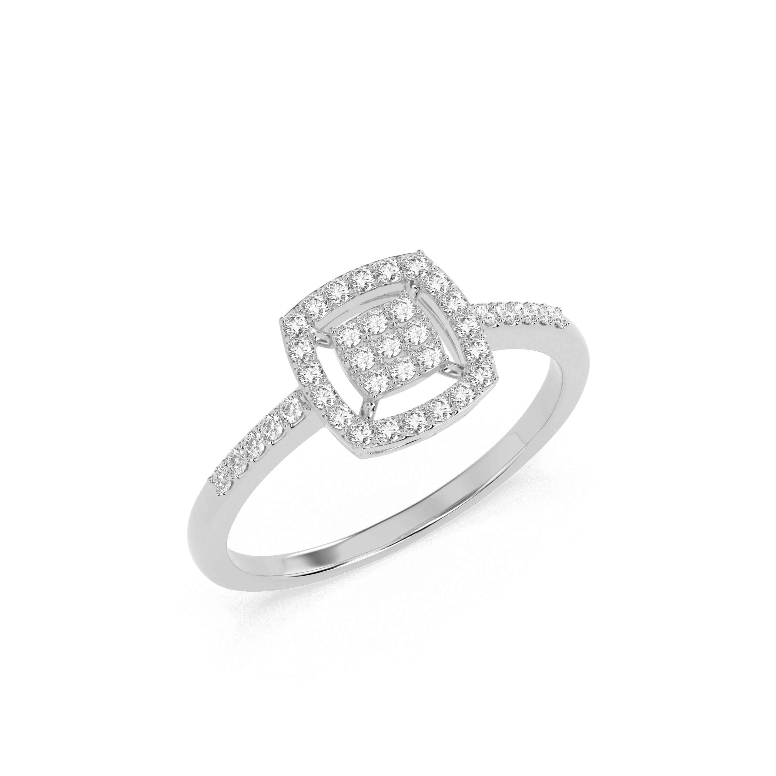 0.25 CT  Round Diamond RING - GodahariDev Jewells