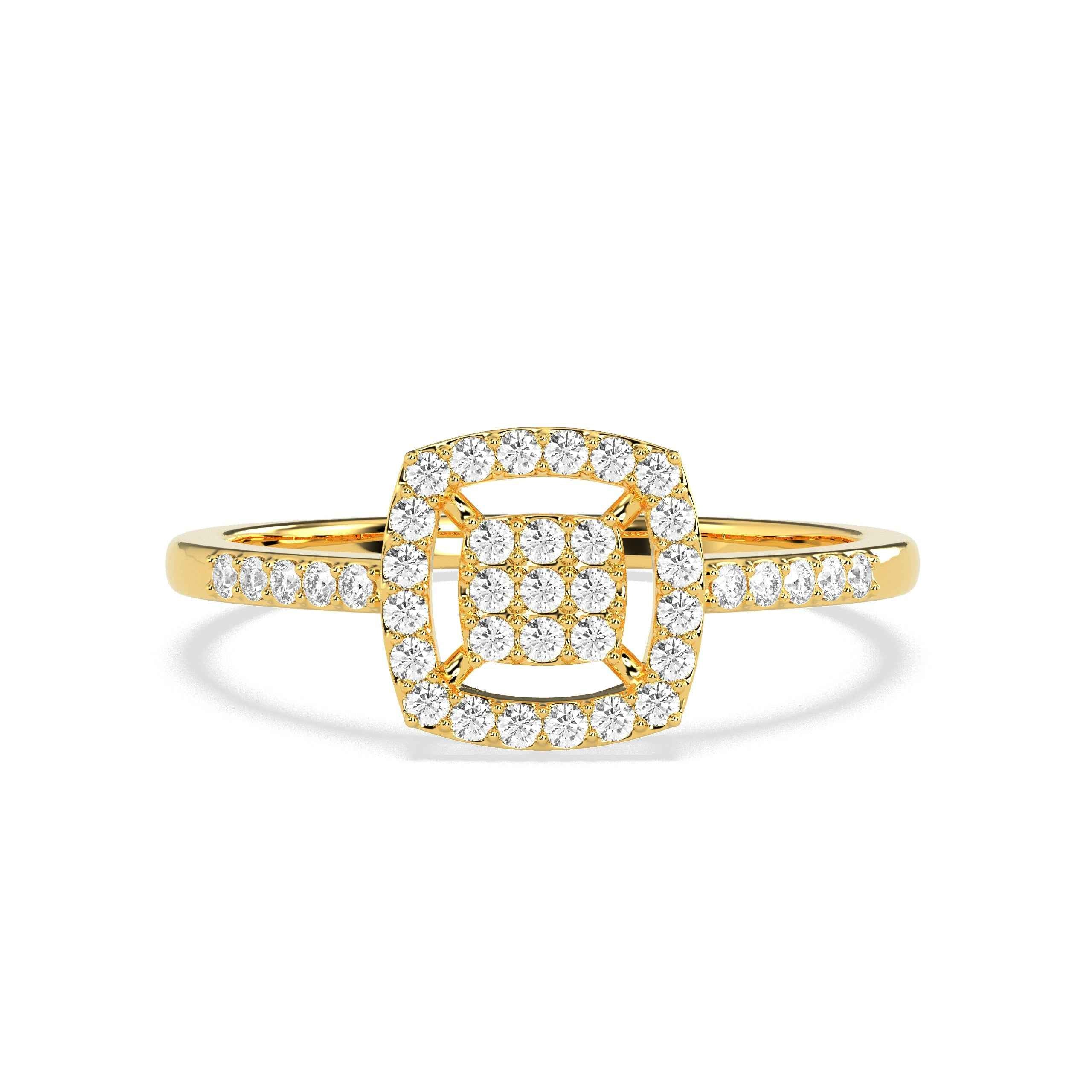0.25 CT  Round Diamond RING - GodahariDev Jewells
