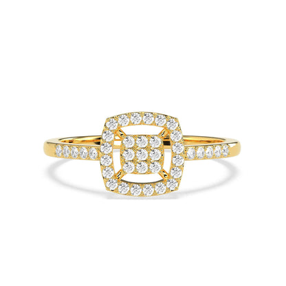 0.25 CT  Round Diamond RING - GodahariDev Jewells