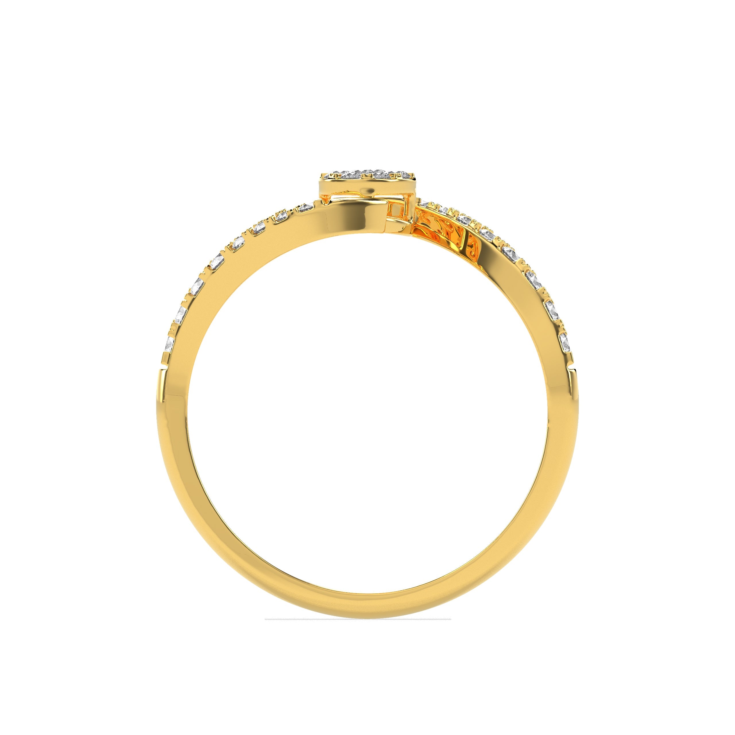 0.234 CT Cluster Round Diamond RING - Godahari Dev Jewells