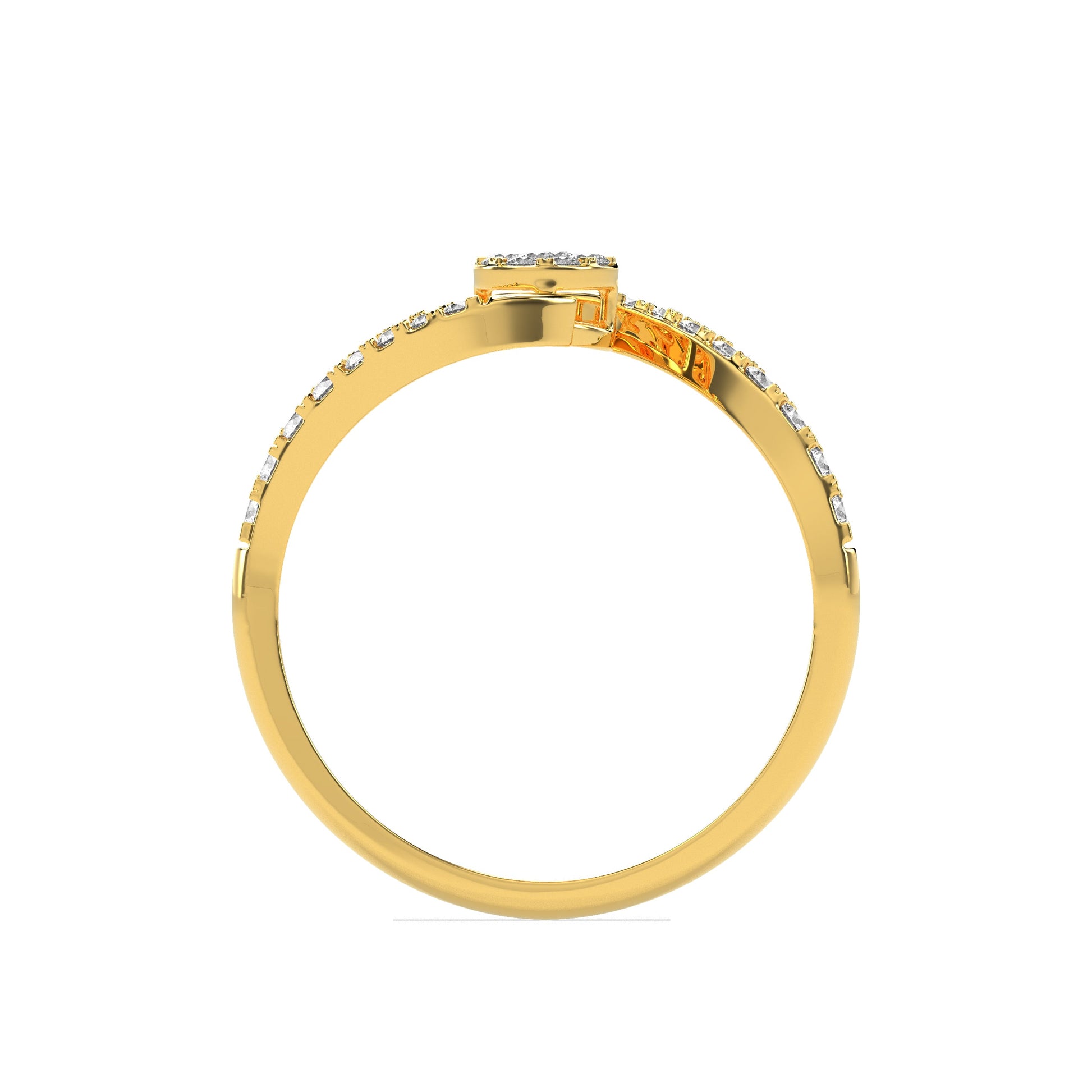 0.234 CT Cluster Round Diamond RING - Godahari Dev Jewells