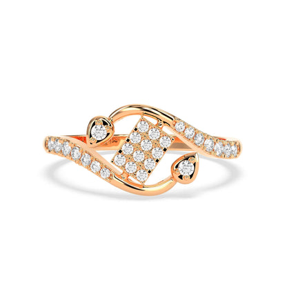 0.248 Cluster Diamond RING - GodahariDev Jewells