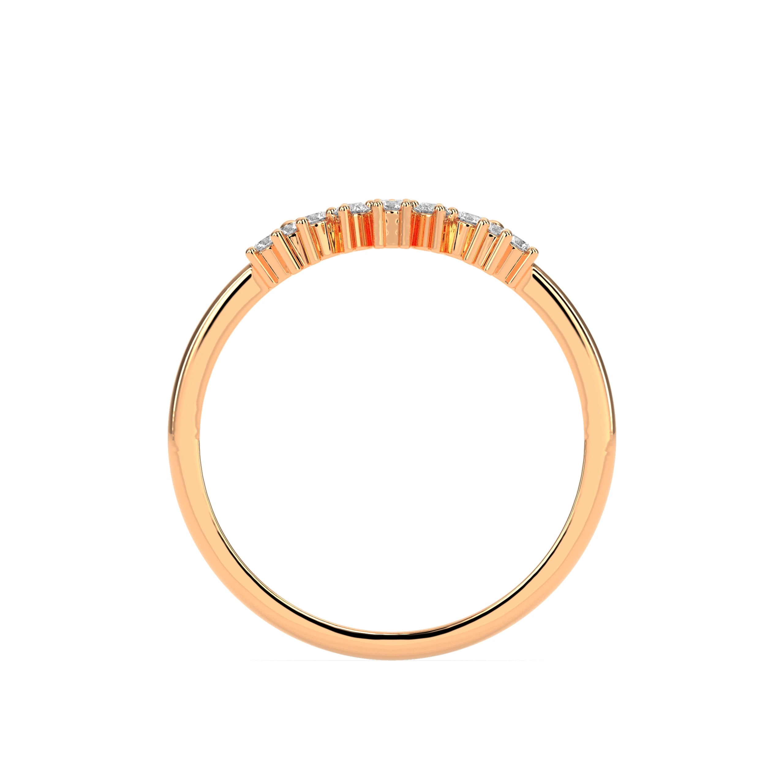 0.23 CT Floral Diamond RING - Godahari Dev Jewells