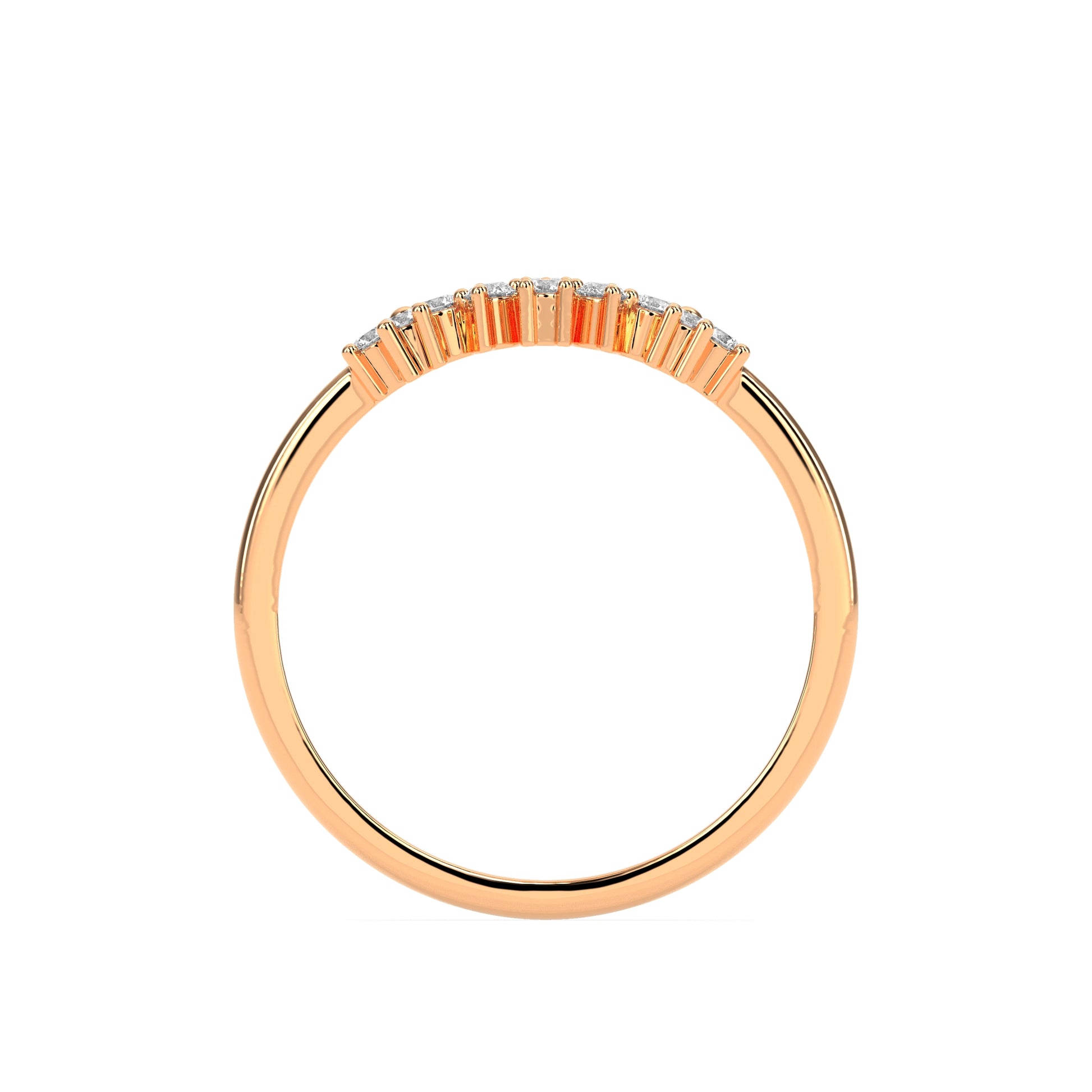 0.23 CT Floral Diamond RING - Godahari Dev Jewells