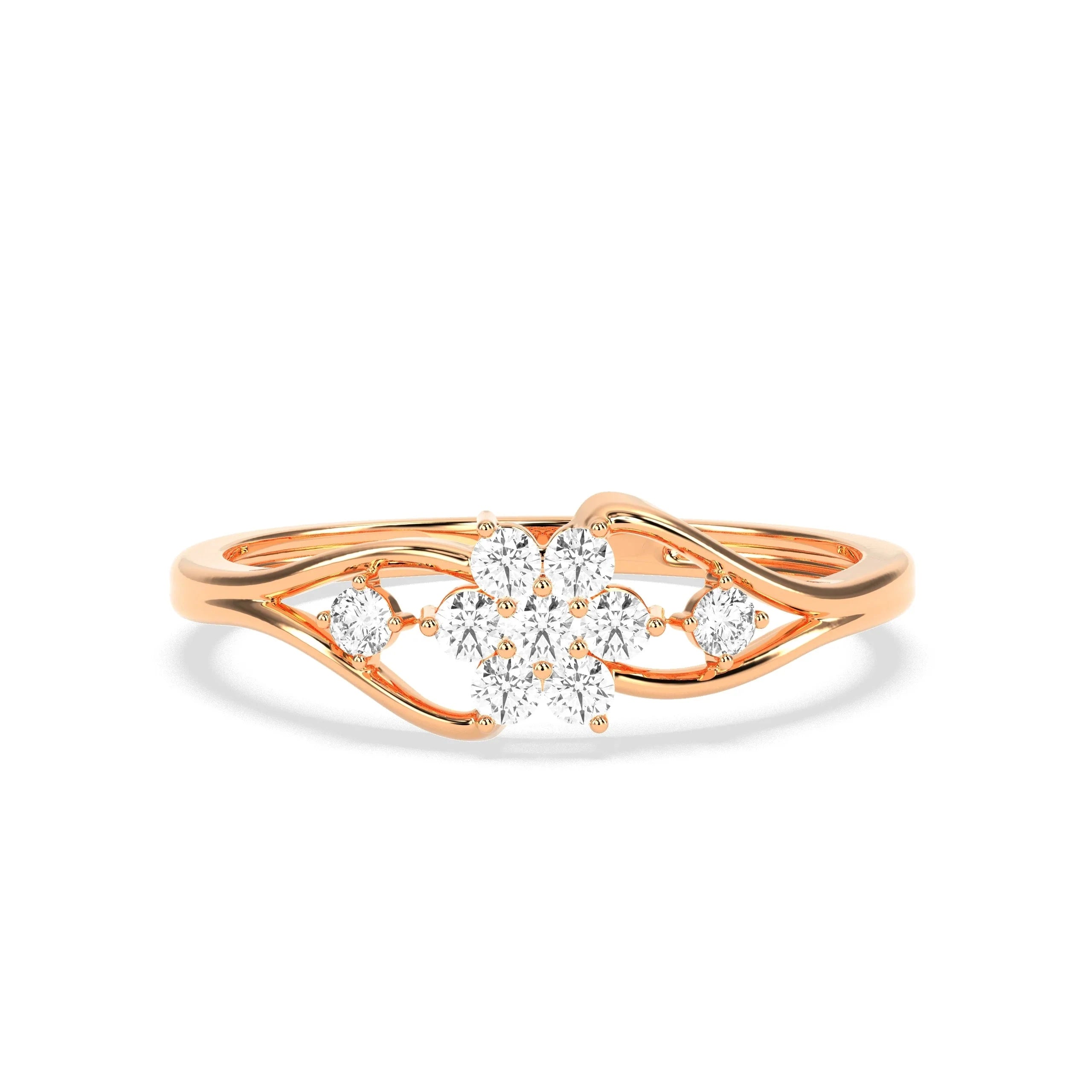 0.2 CT Chic Charms Diamond RING - Godahari Dev Jewells