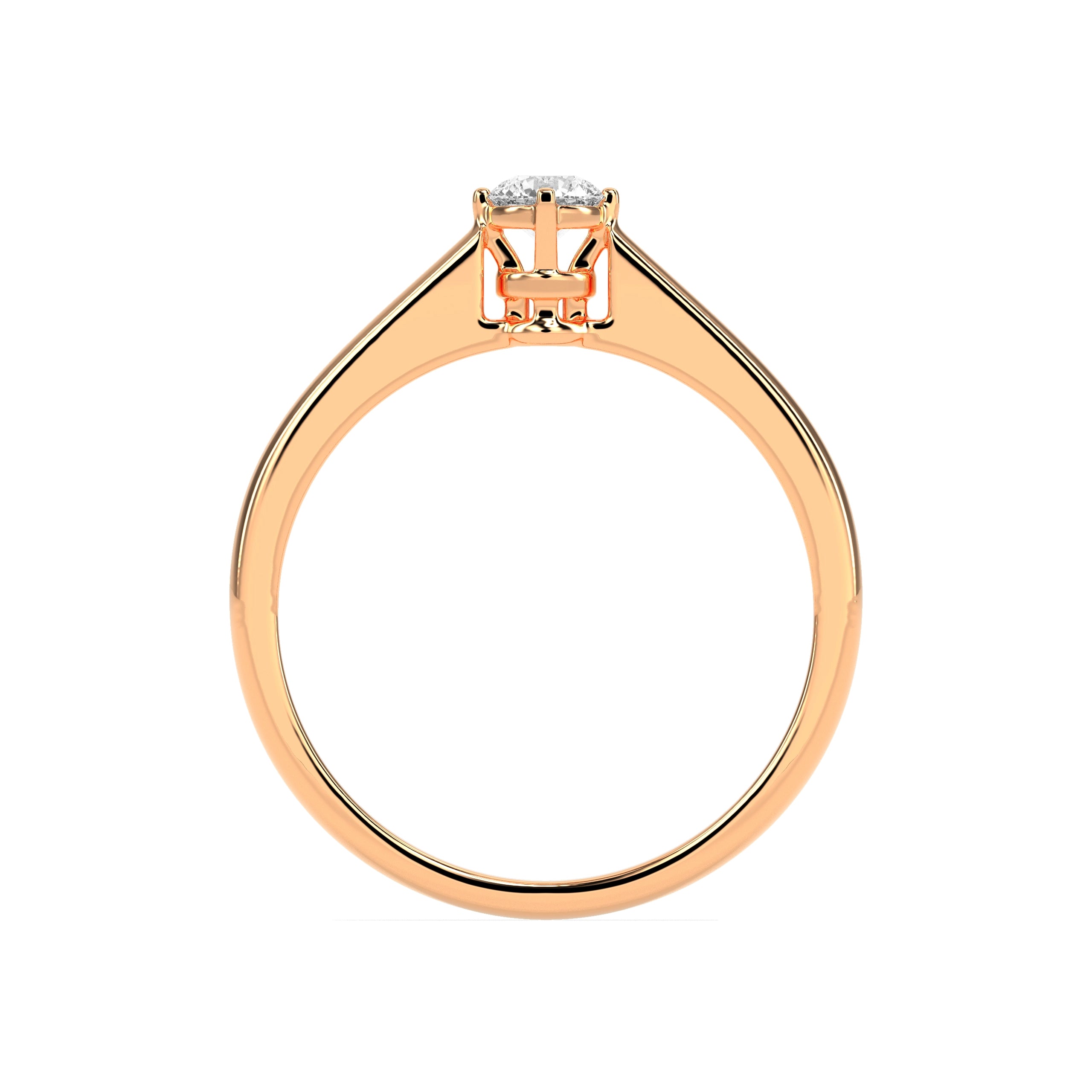 0.21 CT Opal Essence Diamond RING - Godahari Dev Jewells