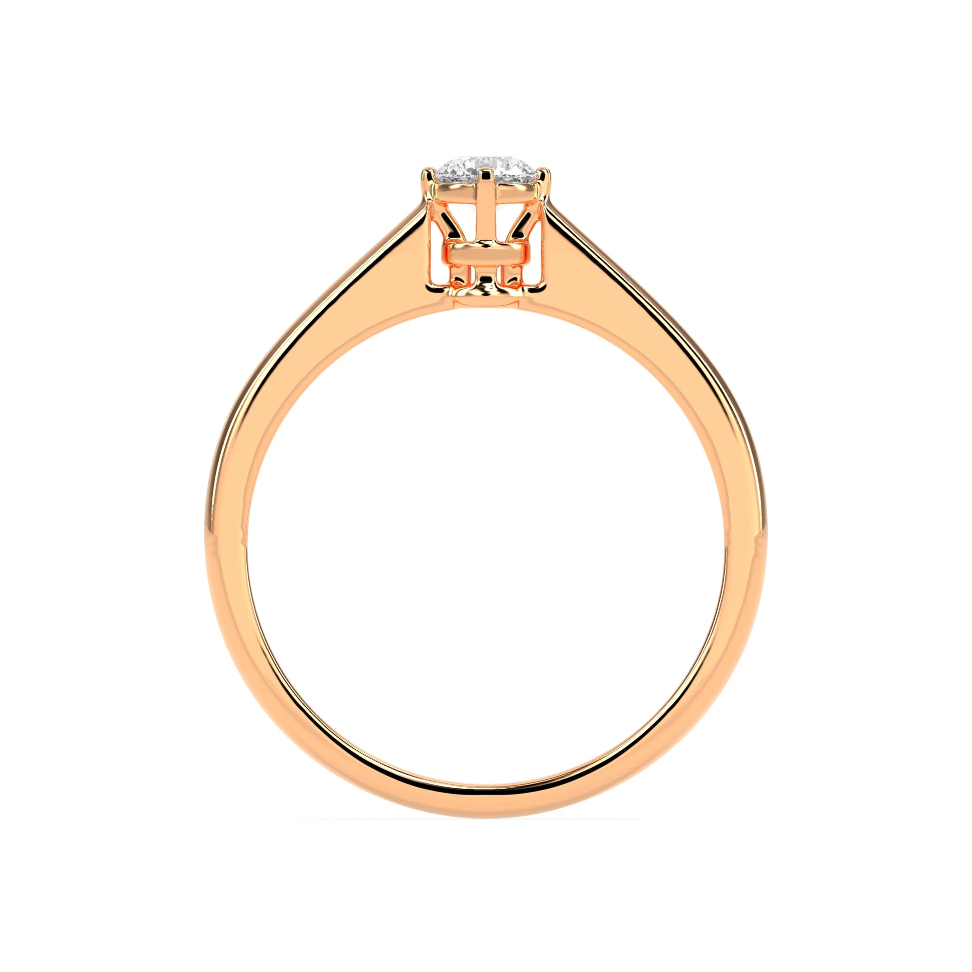 0.21 CT Opal Essence Diamond RING - Godahari Dev Jewells