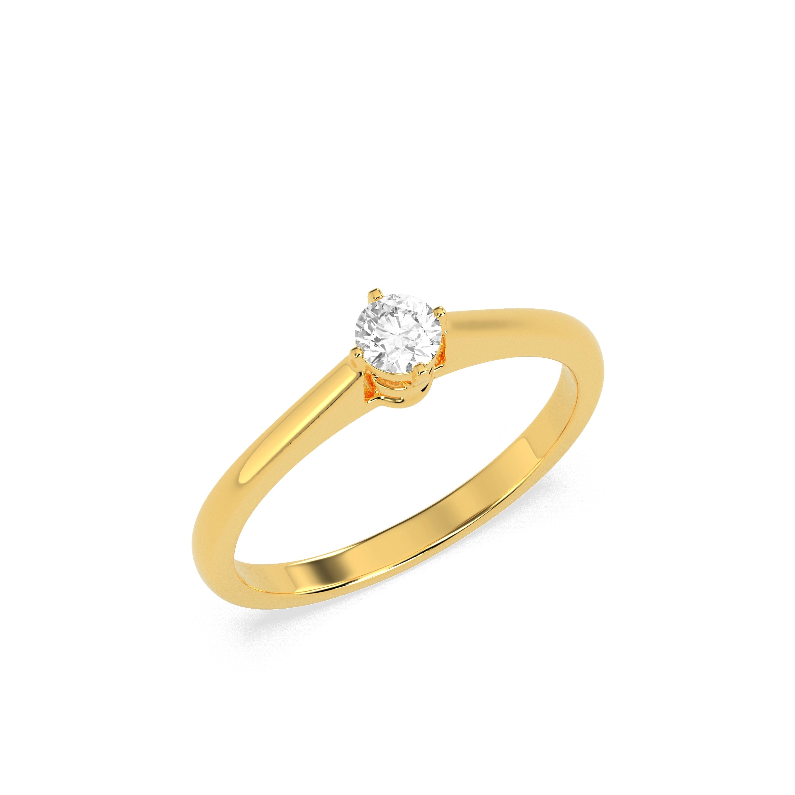 0.21 CT Opal Essence Diamond RING - Godahari Dev Jewells