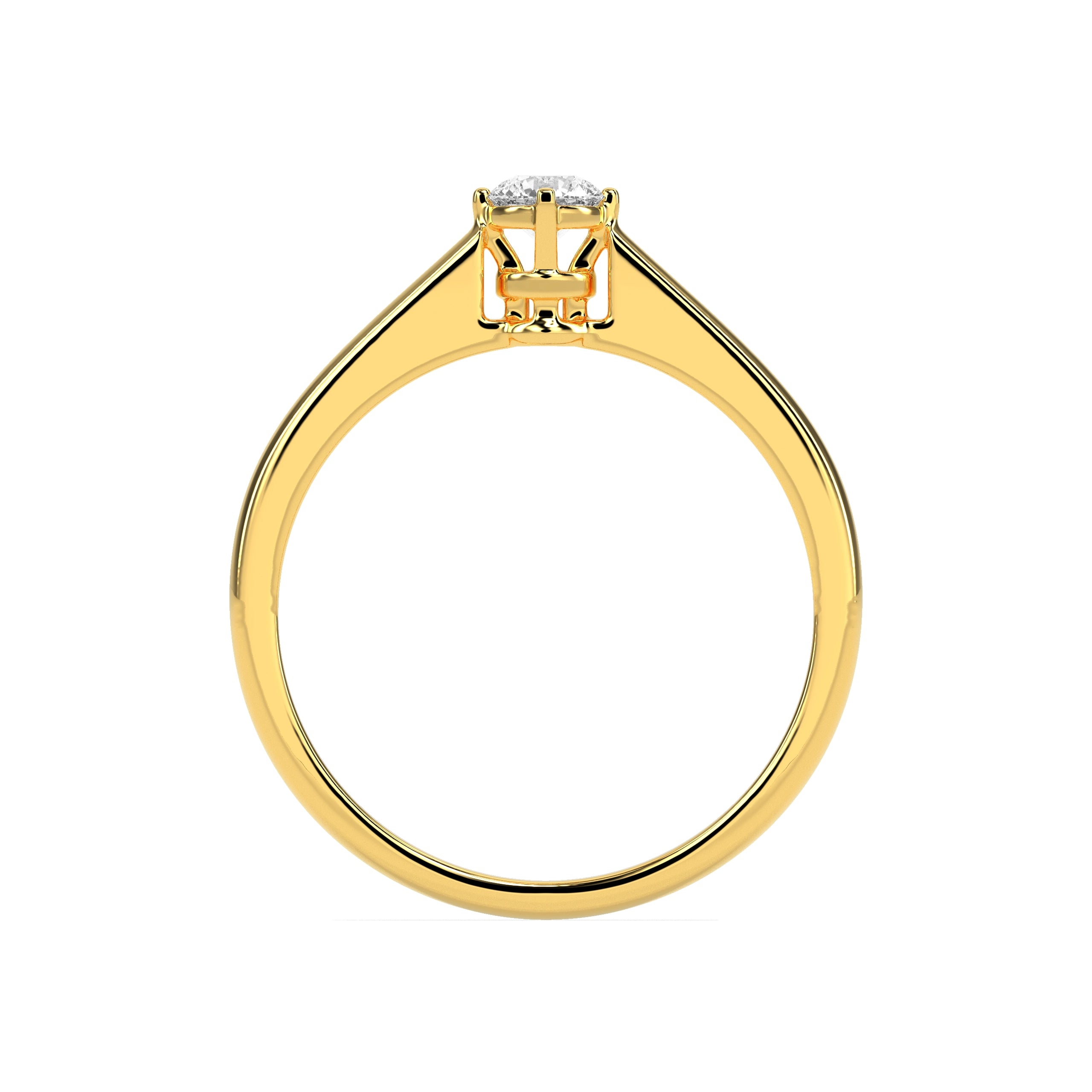 0.21 CT Opal Essence Diamond RING - Godahari Dev Jewells