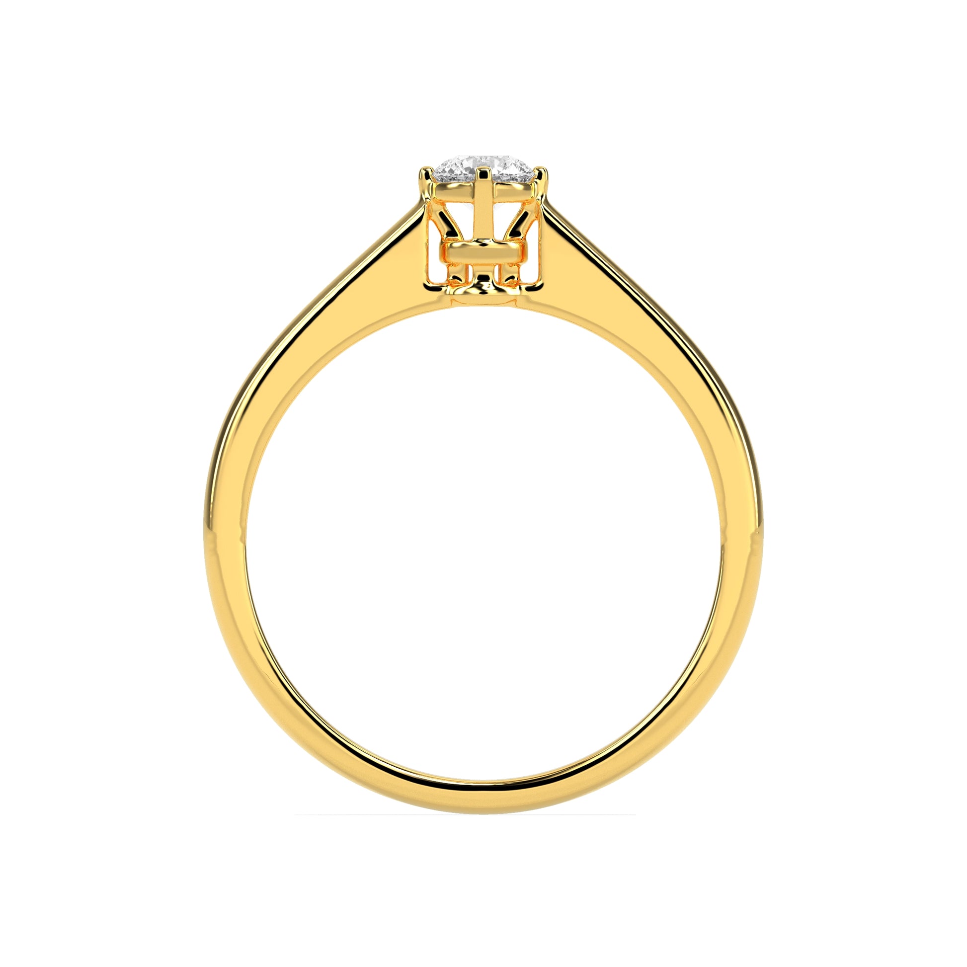 0.21 CT Opal Essence Diamond RING - Godahari Dev Jewells