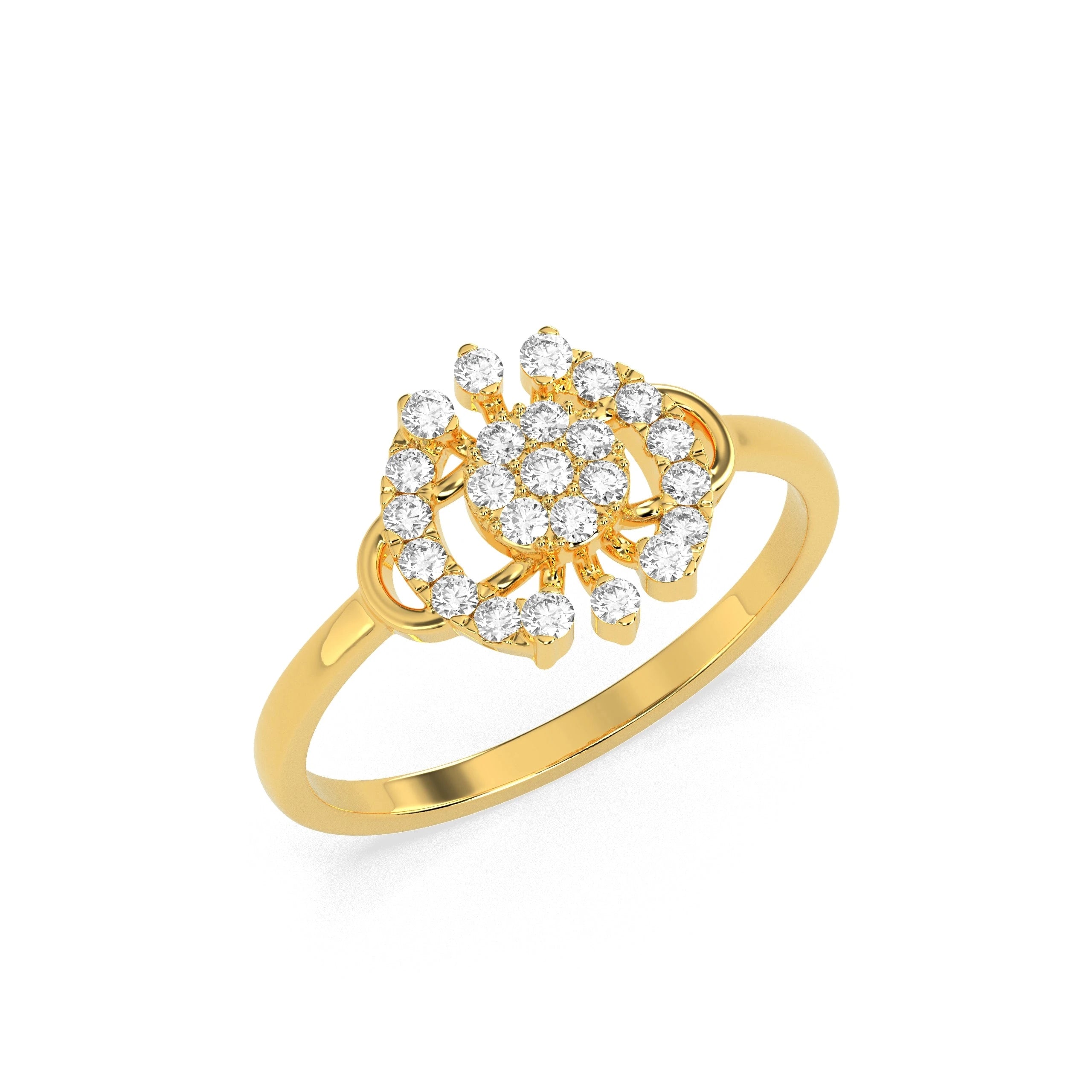 0.298 CT Mystic Divine Diamond RING - Godahari Dev Jewells